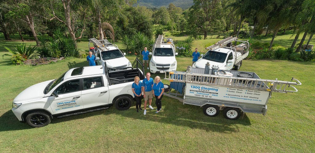 1300 cleaning group team photo